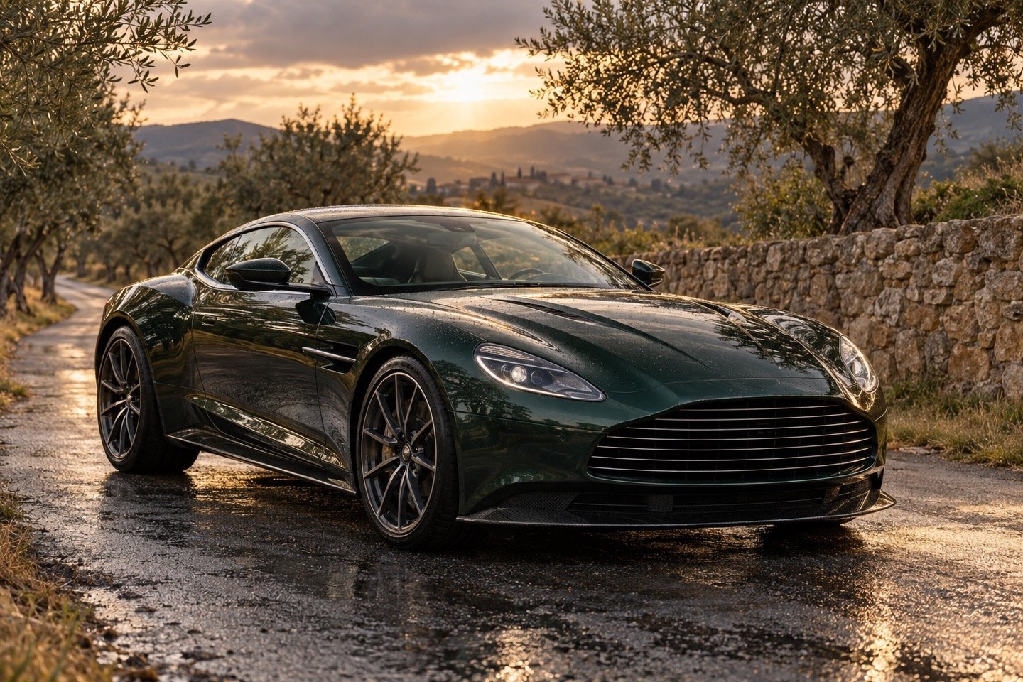 Visualización conceptual de ILYON inspirada en el Aston Martin Vanquish