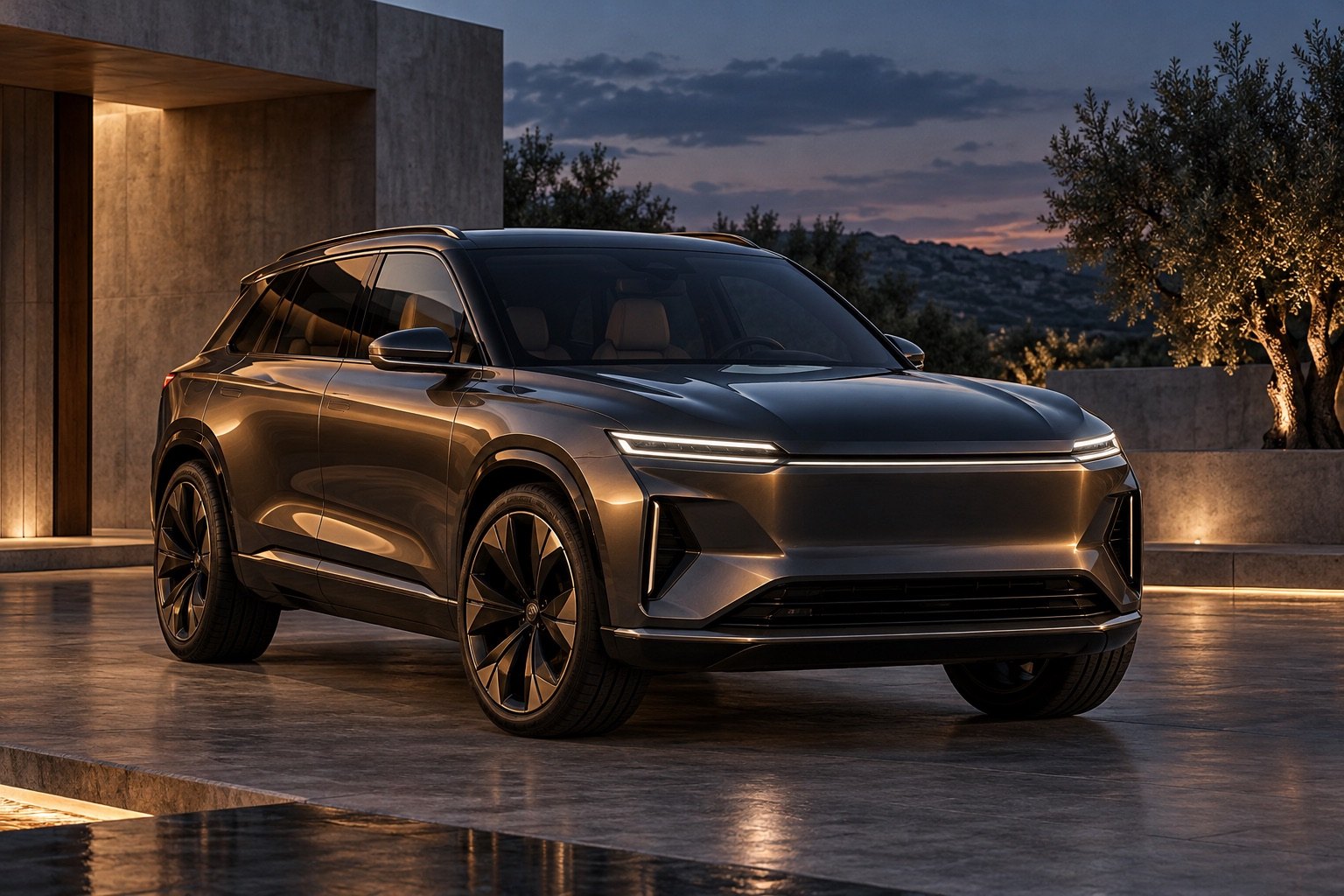 SUV de lujo ficticio, concepto visual creado para ILYON